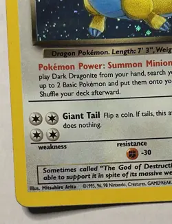 Dark Dragonite 5/82 *LP* Holo Team Rocket WOTC TCG Pokemon Card SEE DESCRIPTION - Image 5