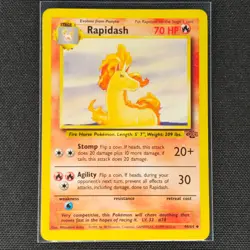 Rapidash - 44/64 - Uncommon - Jungle Set - Pokemon Card - LP - Image 1