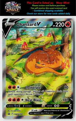 SWSH: Sword & Shield Promo Cards #SWSH260 Charizard V - Image 1