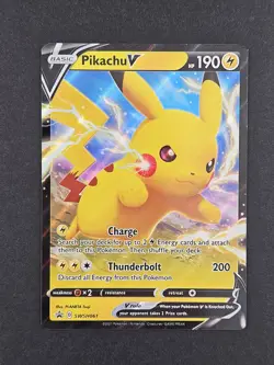 Pikachu V SWSH061 SWSH: Sword & Shield Promo Cards Holo - Image 2