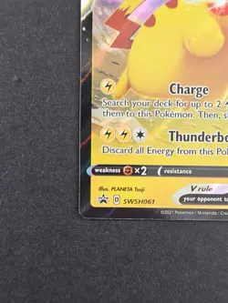 Pikachu V SWSH061 SWSH: Sword & Shield Promo Cards Holo - Image 3