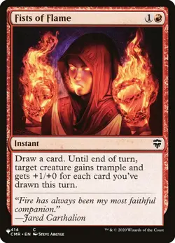 [MTG] Fists of Flame (CMR-414) (PLST) NM - Image 1