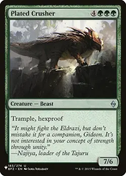 [MTG] Plated Crusher (BFZ-183) (PLST) NM - Image 1