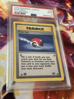 1999 POKEMON JUNGLE #64 POKE BALL 1ST EDITION - Image 1
