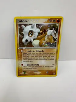 Pokemon TCG Cubone EX Team Rocket Returns 51/109 Reverse Holo Stamped - Image 1
