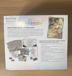 Prismatic Evolutions Pokemon Center ETB Sealed Mint With Acrylic Case - Image 5