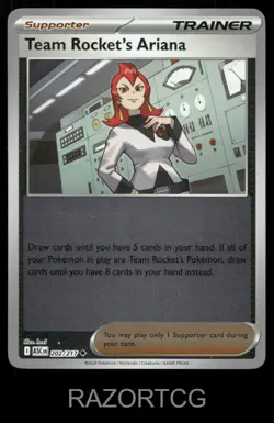 TEAM ROCKET'S ARIANA 202/217 UC ASCENDED HEROES POKEMON NM/M - Image 1