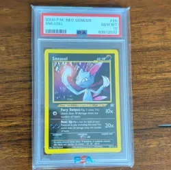 Pokemon Sneasel Neo Genesis Unlimited Common #25/111 PSA 10 Regular (2000) - Image 1