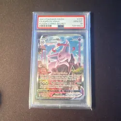 The Pokemon Company 2021 Espeon VMAX Alt Art Secret 270/264 Eng PSA 10 - Image 1