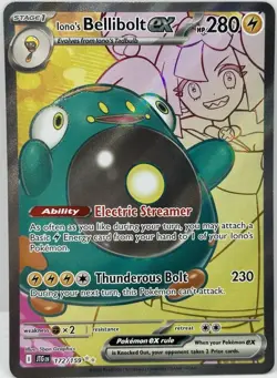Pokemon TCG Ionos Bellibolt Ex Journey Together English 172/159 - Image 1