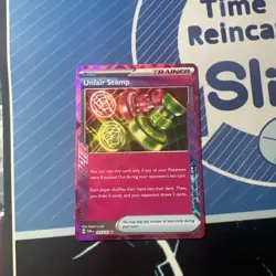 Pokemon Unfair Stamp 165/167 Ace Spec Trainer Sv06: Twilight Masquerade - Image 1