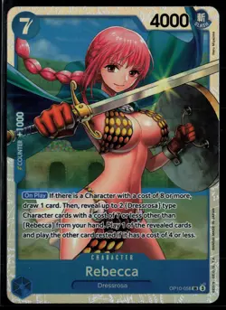 Rebecca OP10-058 Royal Blood Super Rare One Piece - Image 1