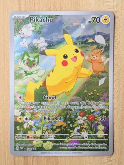Pikachu SVP 088 NM Paldea Adventure Chest Black Star Promo [Pokemon, Near Mint] - Image 1