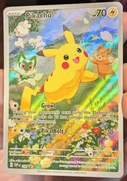 Pikachu SVP 088 NM Paldea Adventure Chest Black Star Promo [Pokemon, Near Mint] - Image 3