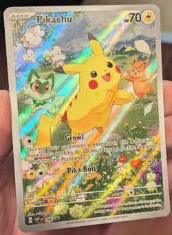 Pikachu SVP 088 NM Paldea Adventure Chest Black Star Promo [Pokemon, Near Mint] - Image 4