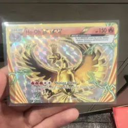 Pokemon Ho-Oh BREAK XY154 XY Promo Holo Shining Flame 160 HP150 English TCG Card - Image 1