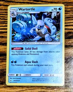 Wartortle 034/214 Unbroken Bonds Cosmos Holo Promo Pokemon Card 34/214 LP - Image 1