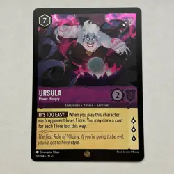 Ursula 59/204 Disney Lorcana The First Chapter Legendary Cold Foil Card NM - Image 1
