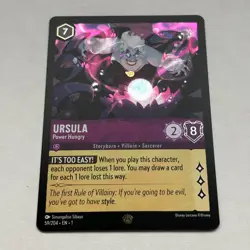 Ursula 59/204 Disney Lorcana The First Chapter Legendary Cold Foil Card NM - Image 2