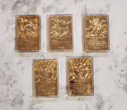 Pokemon Vintage Burger King / Nintendo 1999 23k Gold-plated Cards Lot of 5 - Image 2