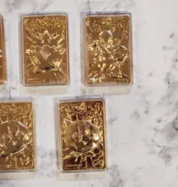 Pokemon Vintage Burger King / Nintendo 1999 23k Gold-plated Cards Lot of 5 - Image 3