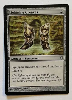 Magic the Gathering #110 Lightning Greaves Archenemy LP MTG - Image 1