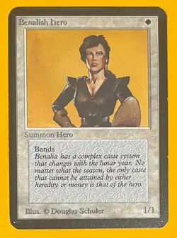 MTG BENALISH HERO Alpha (OldManMTG 012-833) - Image 1