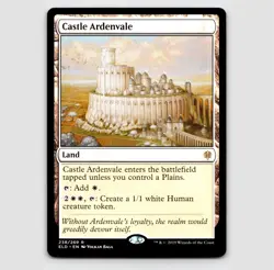 Castle Ardenvale - ELD #238 Rare - NM / Mint Throne of Eldraine Single - Image 1