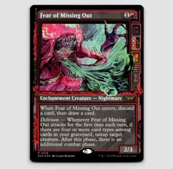 Fear of Missing Out (Foil) - DSK #316 Rare - NM / Mint Duskmourn Single - Image 1