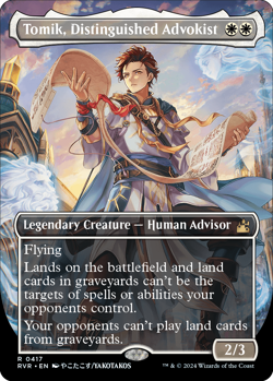 [MTG] Tomik, Distinguished Advokist (Anime Borderless) (0417) (RVR) NM - Image 1