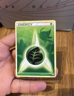 Pokemon TCG Grass Energy (celebi) Heartgold & Soulsilver 115/123 Regular Common - Image 1
