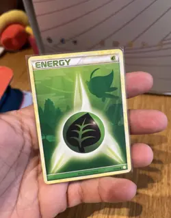 Pokemon TCG Grass Energy (celebi) Heartgold & Soulsilver 115/123 Regular Common - Image 3