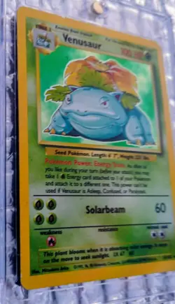 VENUSAUR 15/102 HOLO HOLO RARE BASE SET UNLIMITED POKEMON MP 🔥🔥 - Image 5