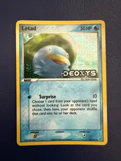 Lotad - 35/107 EX Deoxys 2005 - Stamped Reverse Holo - Pokemon TCG - Image 1