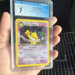 Dark Hypno - 2000 Team Rocket 9/82 Holo 1st Edition English CGC 7 Pokemon - Image 1