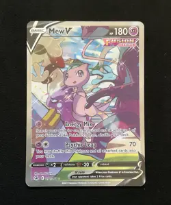 Pokemon TCG, Mew V Alternate Art, Fusion Strike, 251/264, NM To Mint Condition, - Image 1