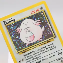 Pokemon TCG - Chansey 3/102 Base Set Holo Rare WOTC - EXC/NM - Image 1