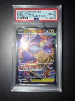 PSA 10 Mega Latias Ex Sir #181 Pokemon Mega Evolution 134982301 - Image 1
