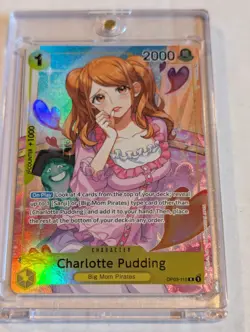 Bandai One Piece CCG Charlotte Pudding OP03-112 Alt Art Foil Rare English - Image 1