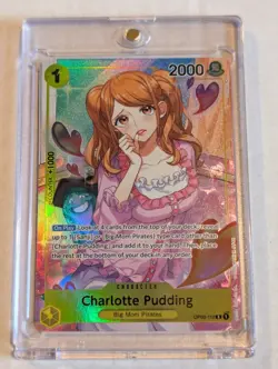 Bandai One Piece CCG Charlotte Pudding OP03-112 Alt Art Foil Rare English - Image 2