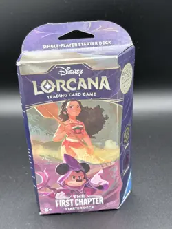 Disney Lorcana The First Chapter Starter Deck Moana and Mickey Mouse TCG - Image 1
