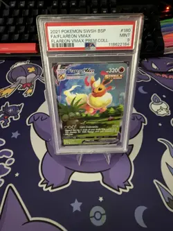 Pokemon TCG Flareon VMAX SWSH180 Sword & Shield Promo Card Mint PSA 9 - Image 1