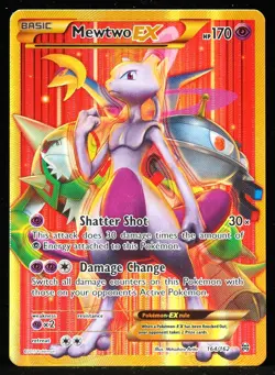 Mewtwo EX #164/162 BREAKthrough NM Pokemon Card - Image 1