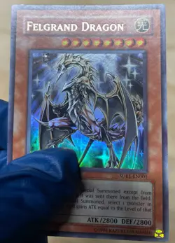 Yugioh Felgrand Dragon SDRL-EN001 Ultra Rare 1st Edition MP Yu-Gi-Oh! Card - Image 3