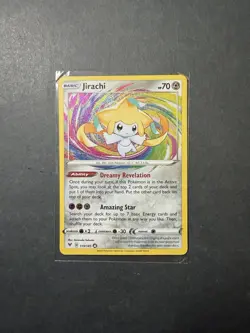 Jirachi 119/185 Vivid Voltage Amazing Rare Holo Pokemon Card SWSH PTCG NM - Image 1