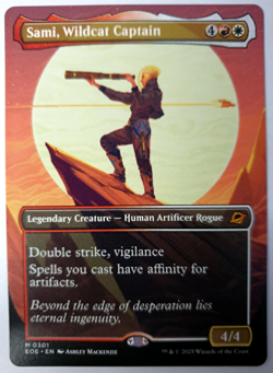 Sami, Wildcat Captain - Borderless Mythic - MTG Edge of Eternities - 0301 NM - Image 1