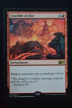 Magic The Gathering MTG CRUCIBLE OF FIRE Magic 2015 LP Lightly Played - Image 1
