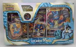 Factory Sealed 2022 Pokemon TCG Lucario VSTAR Premium Collection Box - Image 1