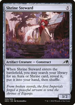 [MTG] Shrine Steward (Foil) (259) (NEO) LP-HP - Image 1
