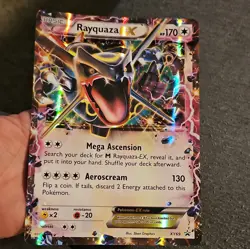 Pokemon TCG 3-Card Lot: Holo Promo XY Black Star Aurorus EX, Rayquaza EX - Image 5